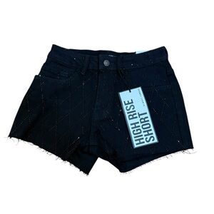 Almost Famous Black High Waist Shorts